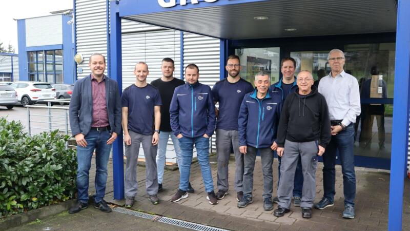 Arbeitsjubilare 2022 bei der GROB AG
